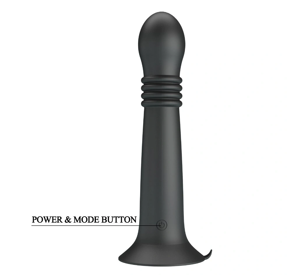 Vibrator Stellan, 4 Moduri Impingere, 4 Moduri Rotatii, Silicon, USB, Negru, 19.1 cm, #6, Erotic24.ro