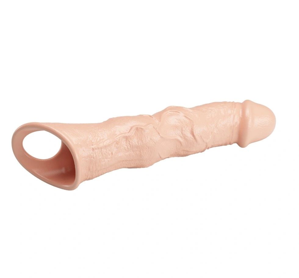 Prelungitor Penis Ragnar +7.5 cm cu 3 Accesorii Detasabile, TPE, Natural, #5, Erotic24.ro