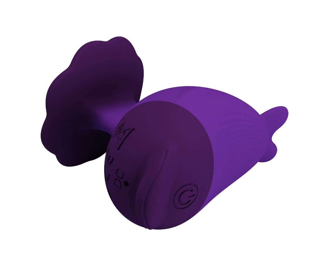 Vibrator Dolphin, 7 Moduri Vibratii, Silicon, USB, Mov, 6.4 cm, #3, Erotic24.ro