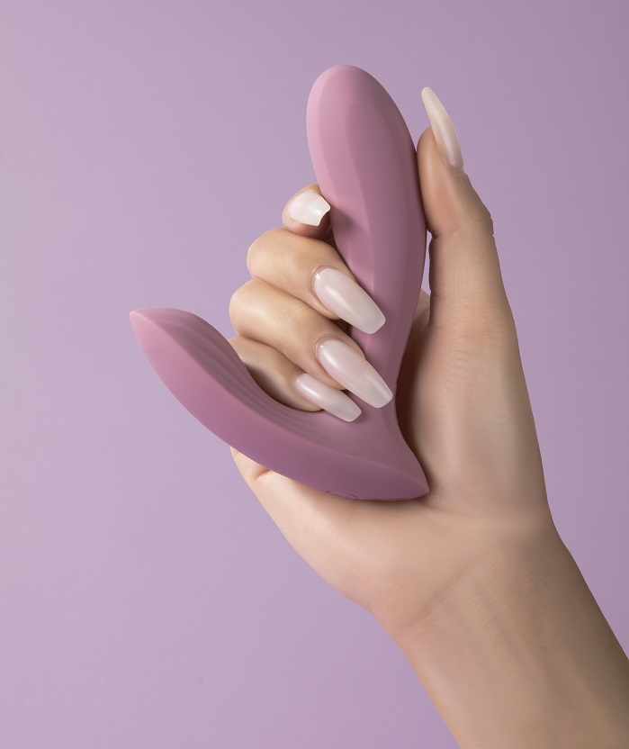 Vibrator Svakom Erica Wearable Vibrator, App Control, Silicon, USB, Roz, #6, Erotic24.ro