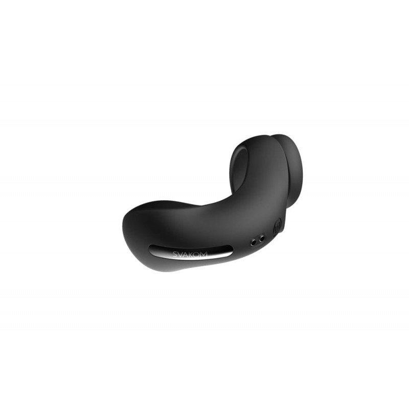 Inel Dublu de Penis Benedict cu Stimulator Perineu, 5 Moduri Vibratii, Silicon, USB, Negru, #5, Erotic24.ro