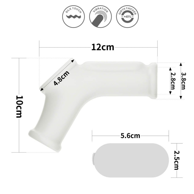 Manson Penis si Testicule Knights Ring Silk cu Vibratii, #6, Erotic24.ro