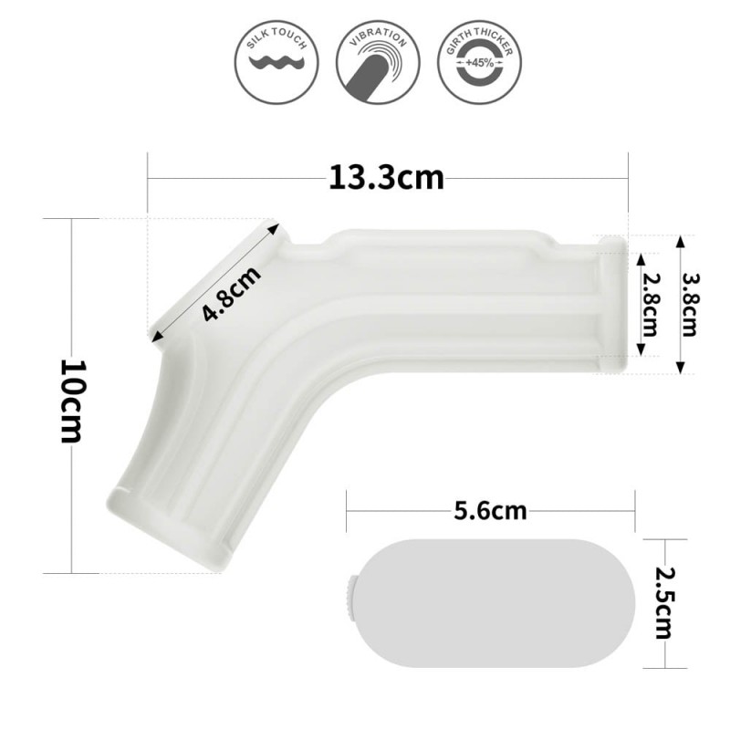 Manson Penis si Testicule Knights Ring Ridge cu Vibratii, #6, Erotic24.ro