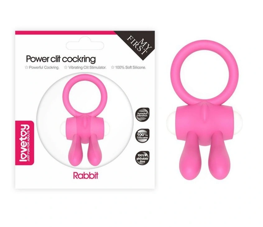 Inel Power Clit Cockring Silicon Roz, Nr. 2, Erotic24.ro