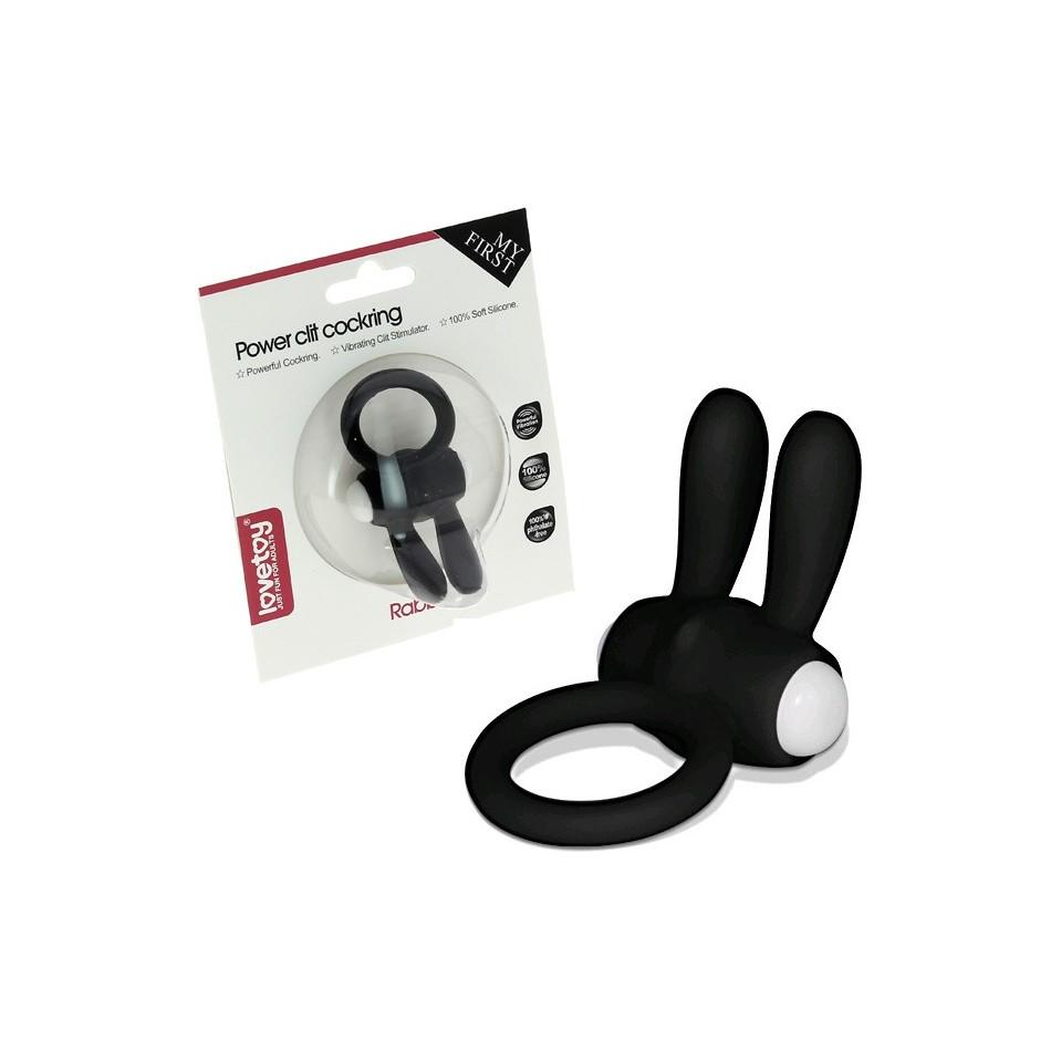 Inel de Penis Power Clit Cockring Silicon Negru, Nr. 7, Erotic24.ro