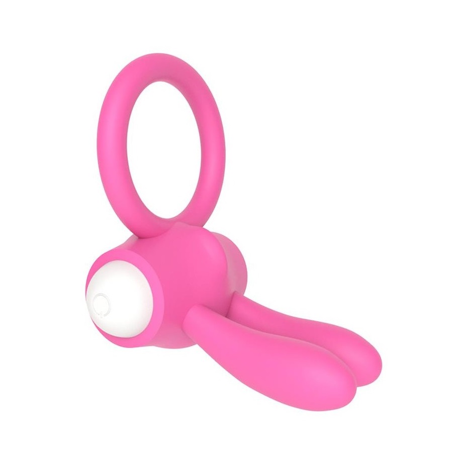 Inel de Penis Power Clit Cockring Silicon Roz