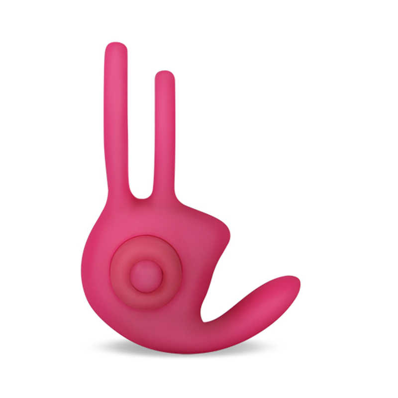 Inel de Penis Power Clit Cockring 10 Moduri Vibratii Silicon Roz, #5, Erotic24.ro