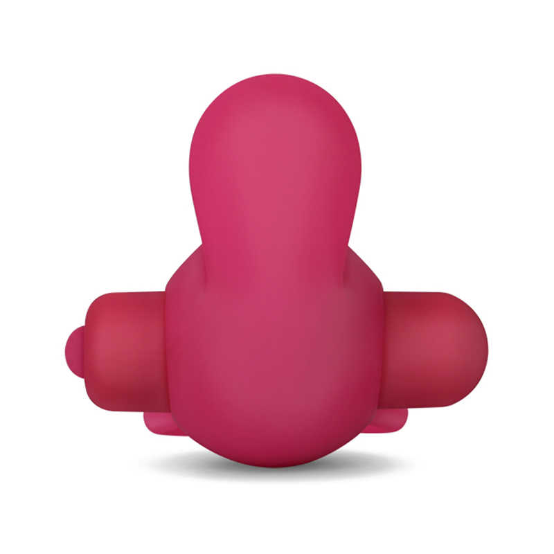 Inel de Penis Power Clit Cockring 10 Moduri Vibratii Silicon Roz, #6, Erotic24.ro