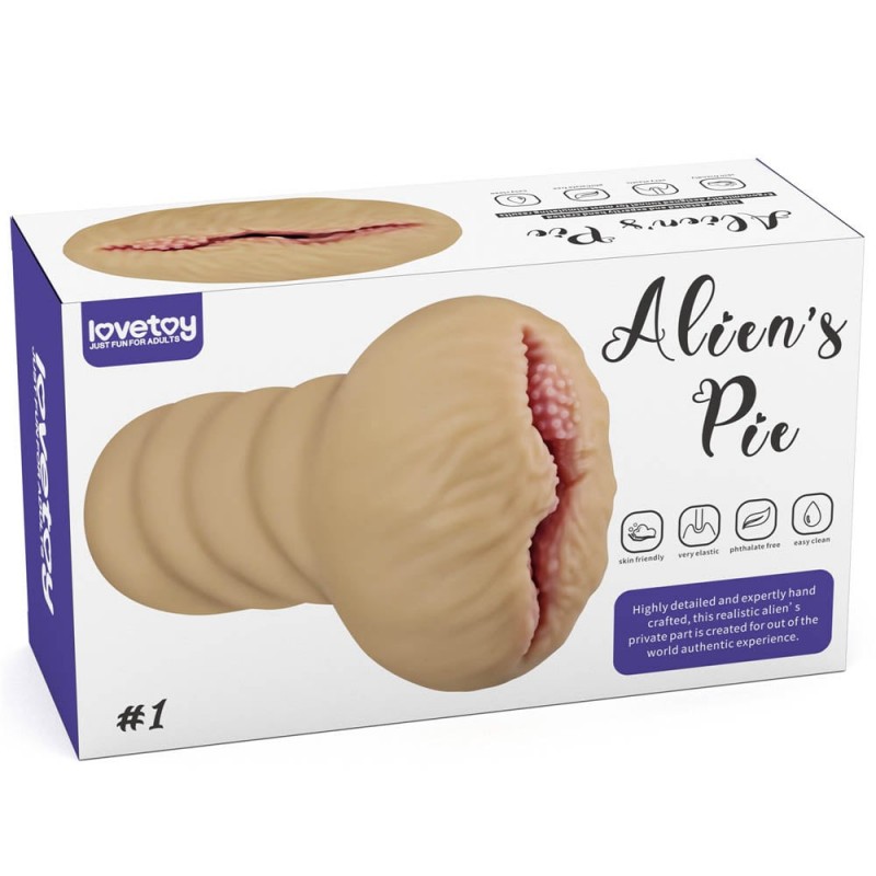 Masturbator Alien's Pie #1, Soft Material, Natural , #9, Erotic24.ro
