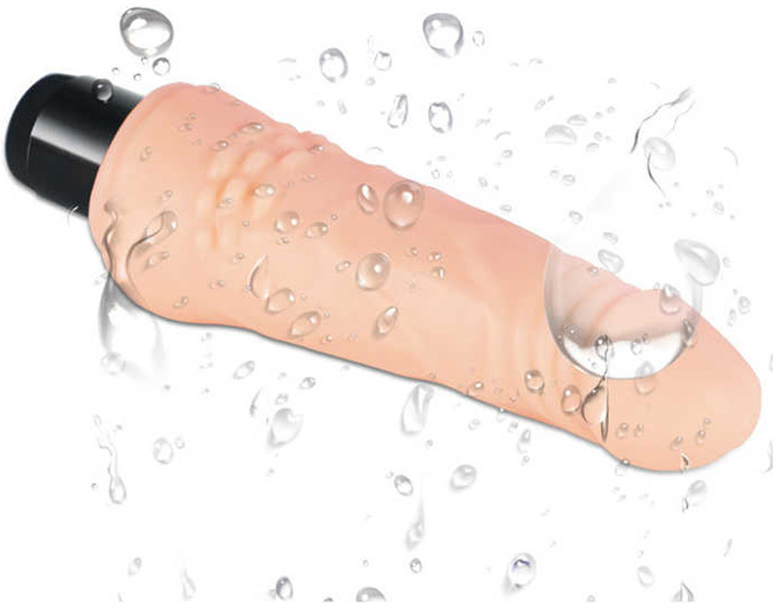 Vibrator Real Feel Cyberskin Nr.5 18.5 cm natural, #2, Erotic24.ro