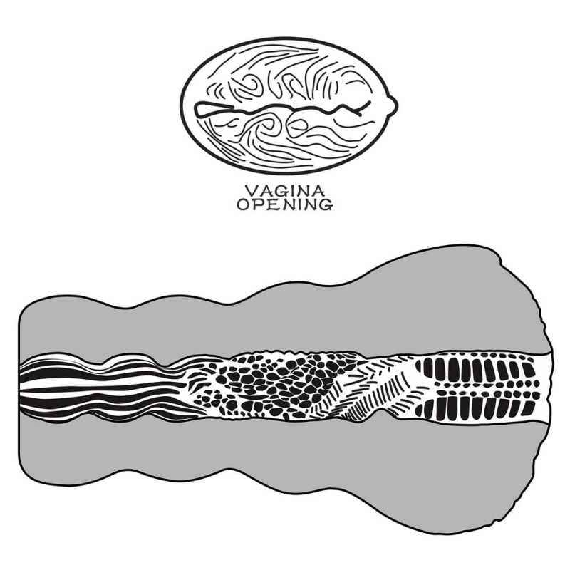 Masturbator Alien's Pie #3, Soft Material, Natural , #8, Erotic24.ro