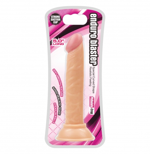Dildo Realist Enduro Blaster, PVC, Natural, 14 cm, Nr. 5, Erotic24.ro