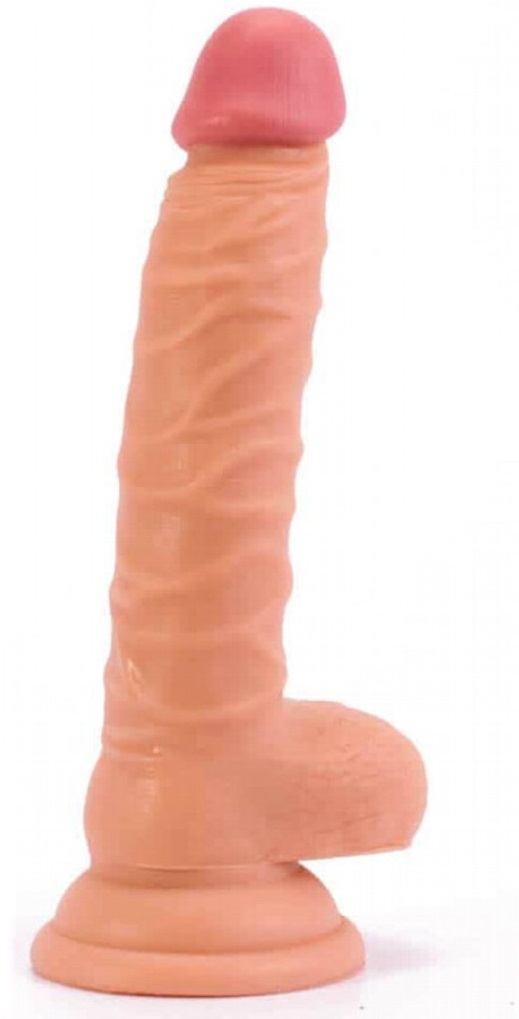 Dildo Realist Real Extreme cu Ventuza Natural 21.5 cm