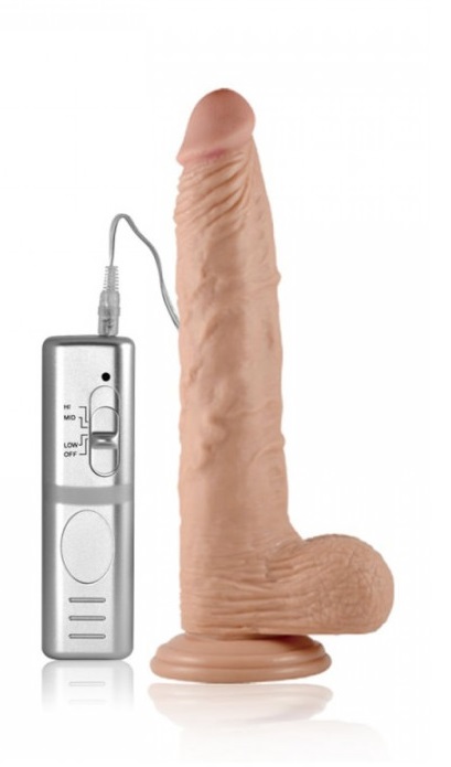 Vibrator Realist Real Extreme XL cu Telecomanda 24 cm