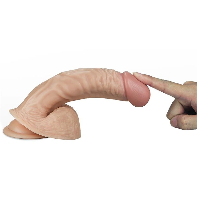 Dildo Realist Real Extreme cu Ventuza Natural 22 cm, Nr. 3, Erotic24.ro