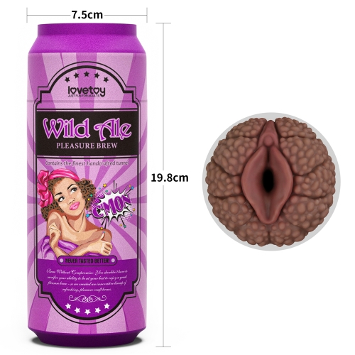Masturbator Pleasure Brew Wild Ale, TPE, Maro, 19.8 cm, Nr. 5, Erotic24.ro