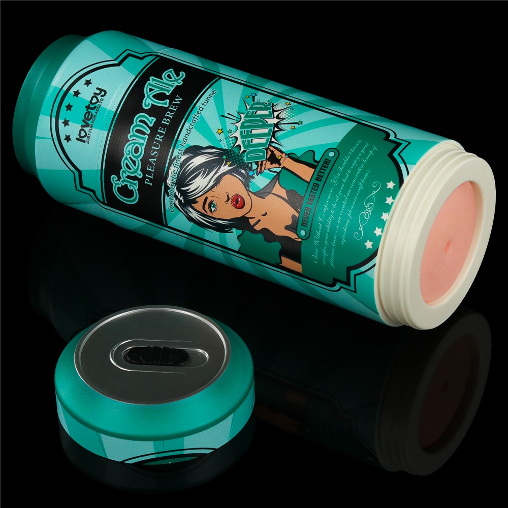 Masturbator Pleasure Brew Cream Ale, TPE, Natural, 19.8 cm, #6, Erotic24.ro