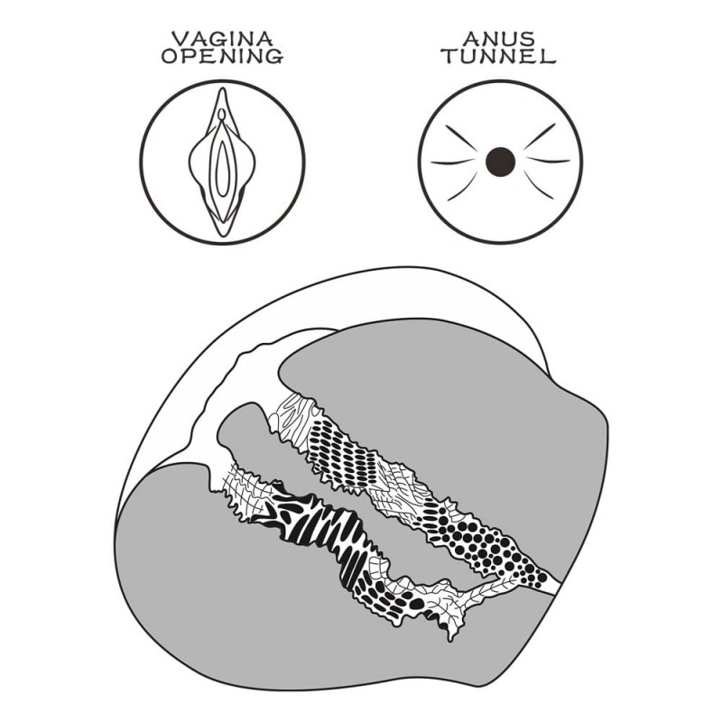 Masturbator Streetgirl's #11 Pussy&Anus, Natural, 2.45 kg, #10, Erotic24.ro