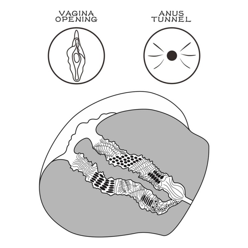 Masturbator Streetgirl's #13 Pussy&Anus, Maro, 2.95 kg, #8, Erotic24.ro