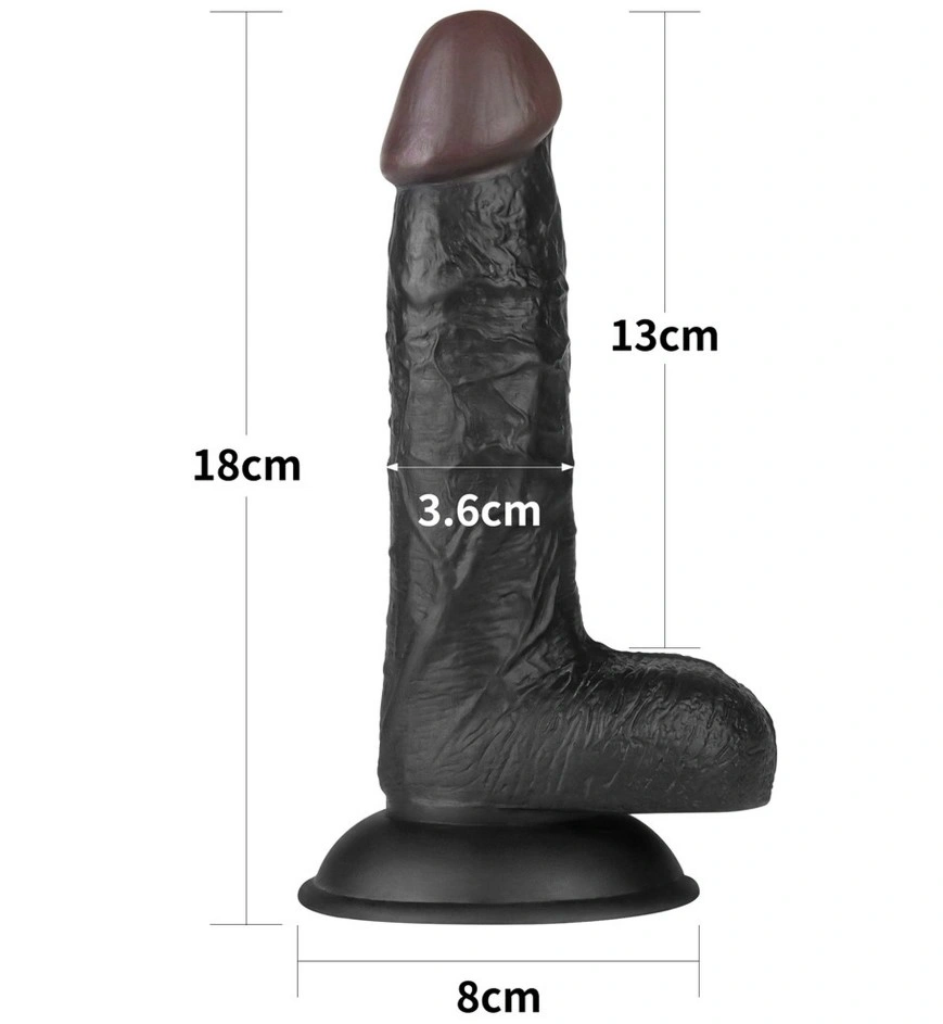 Strap-on Easy cu Dildo Detasabil, Negru, 18 cm, #5, Erotic24.ro