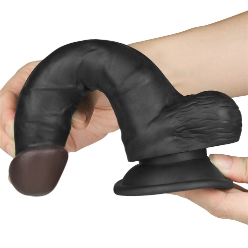 Strap-on Easy cu Dildo Detasabil, Negru, 20 cm, #2, Erotic24.ro