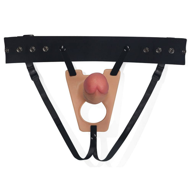 Strap On Rodeo Unisex Soft Silicon Natural, #4, Erotic24.ro