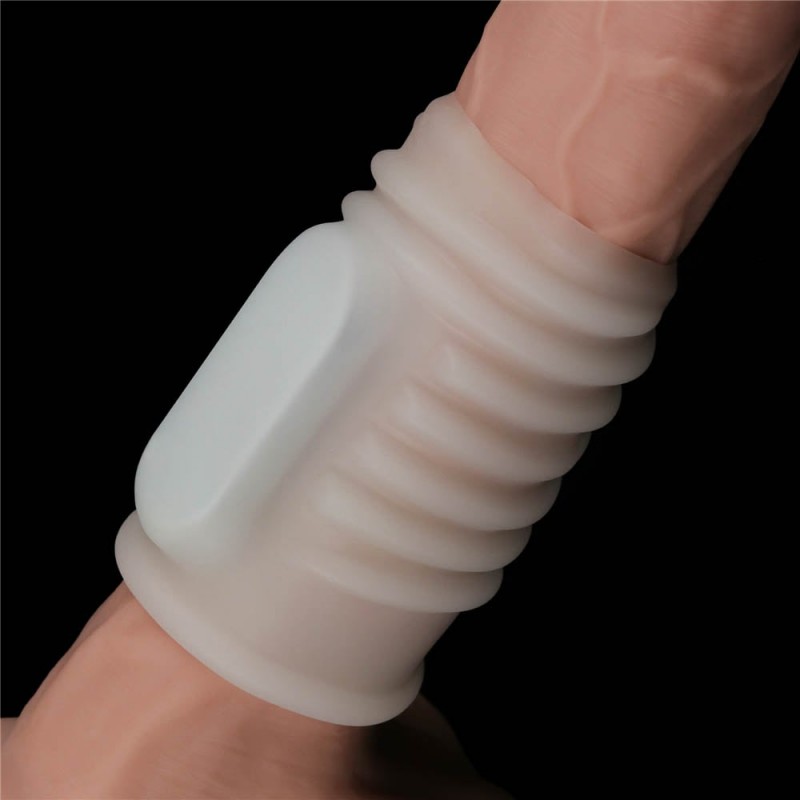 Manson Penis Knights Ring Spiral cu Vibratii