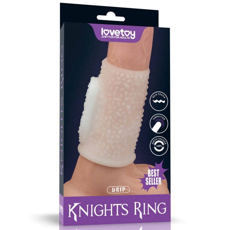 Manson Penis Knights Ring Drip cu Vibratii, Nr. 9, Erotic24.ro