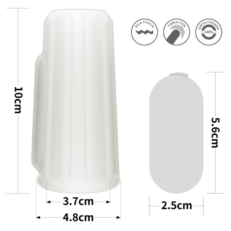 Manson Penis Knights Ring Ridge cu Vibratii, #6, Erotic24.ro