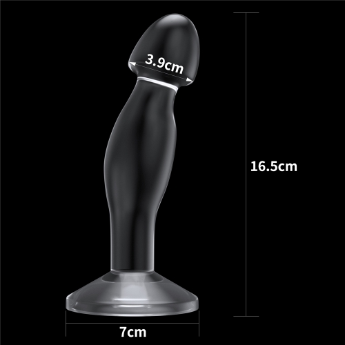 Dop Anal Flawless Clear, TPE, Transparent, 16.5 cm, Nr. 4, Erotic24.ro