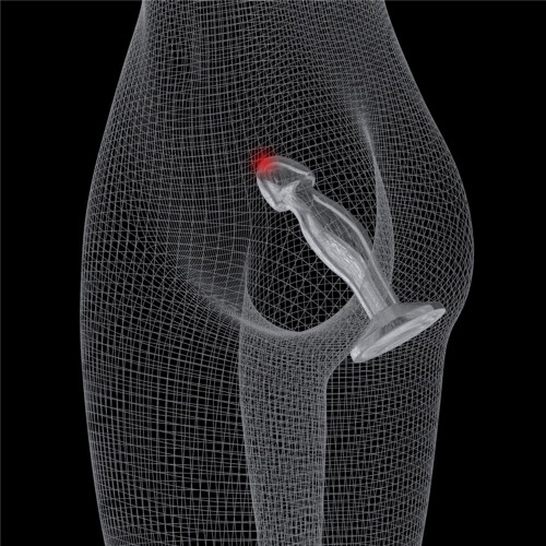 Dop Anal Flawless Clear, TPE, Transparent, 16.5 cm, Nr. 5, Erotic24.ro