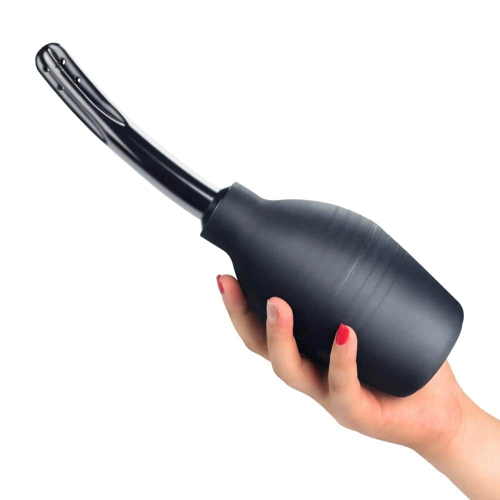 Irigator Bondage Fetish Deluxe Douche, Negru, 313 ml, #2, Erotic24.ro