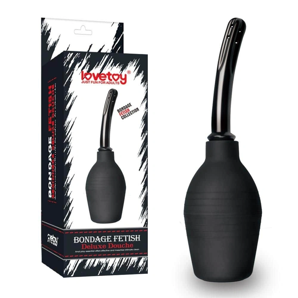 Irigator Bondage Fetish Deluxe Douche, Negru, 313 ml, #1, Erotic24.ro
