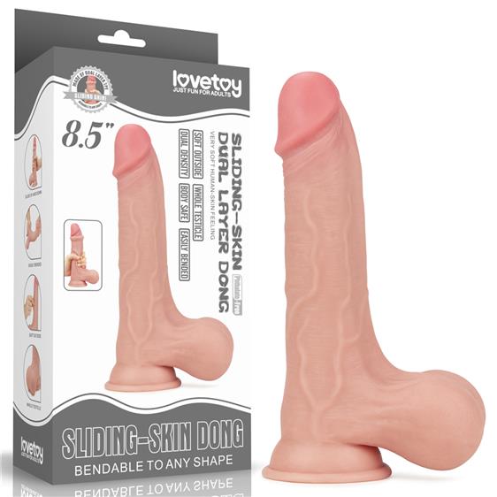 Dildo Realist Sliding-Skin, Whole testic in SexShop KUR Romania