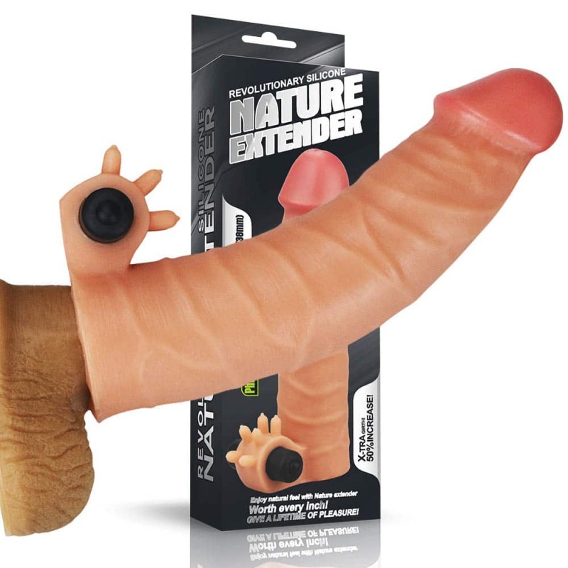 Prelungitor Penis Nature Extender Vibrating Add 3.8 cm, #4, Erotic24.ro