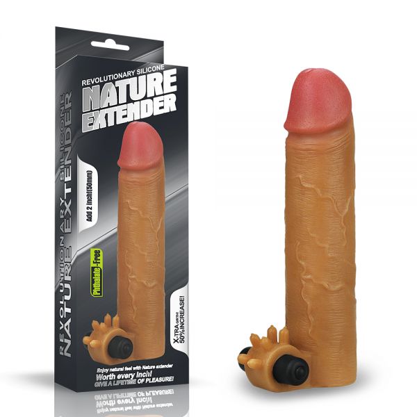 Prelungitor Penis Nature Extender Vibrating Add 5 cm , #3, Erotic24.ro