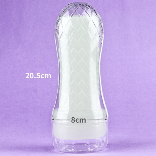 Masturbator Lumino Play, TPE, Alb, 20.5 cm, Nr. 5, Erotic24.ro