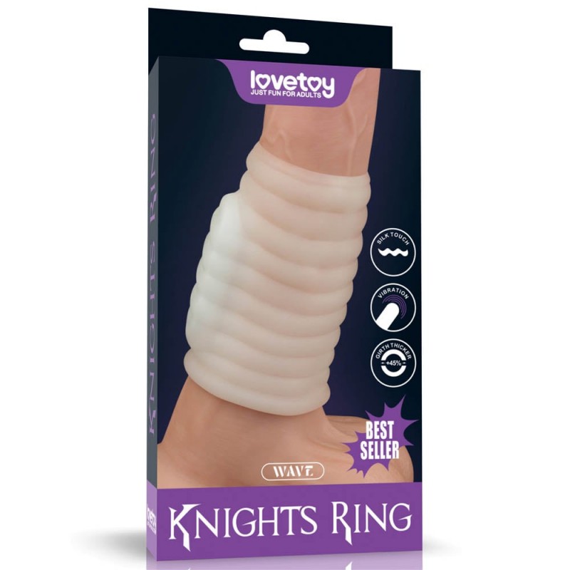 Manson Penis Knights Ring Wave cu Vibratii, Nr. 9, Erotic24.ro