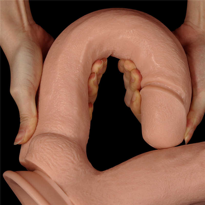 Dildo Dublu Mega Realistic Natural 33 cm, Nr. 4, Erotic24.ro