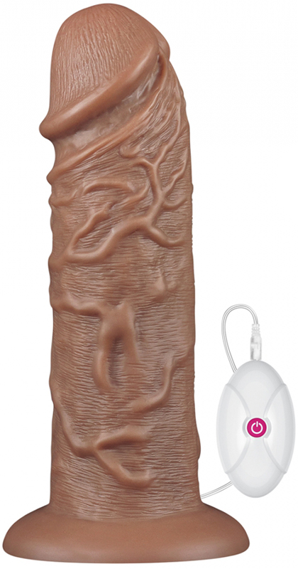 Vibrator Realist King-SIzed cu Telecomanda 26 cm