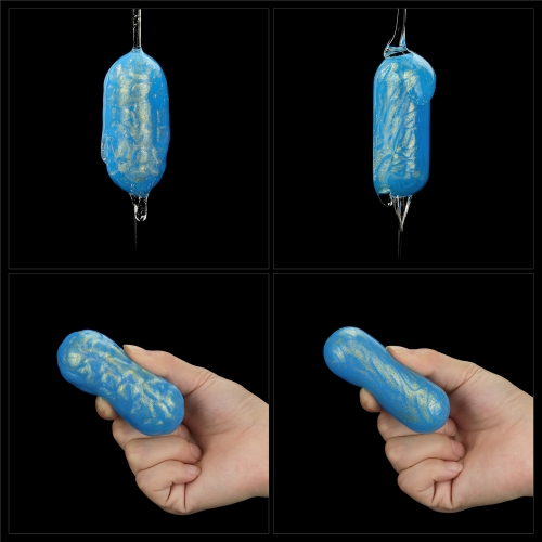 Set 2 Bile Kegel Ocean's Toner Egg Set, Silicon, Albastru, #2, Erotic24.ro