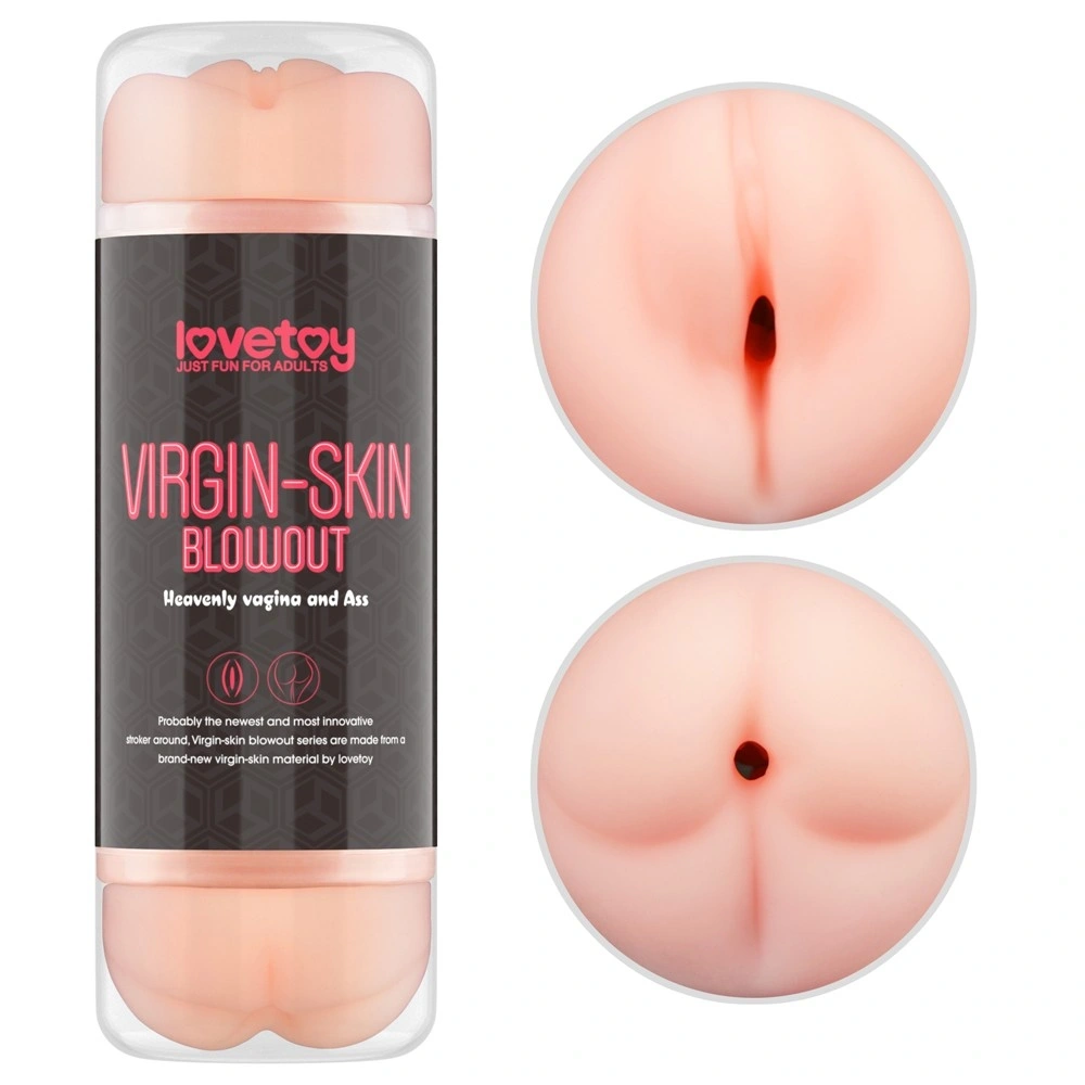 Masturbator Virgin-skin Blowout Double Side Stroker Vagina and Ass