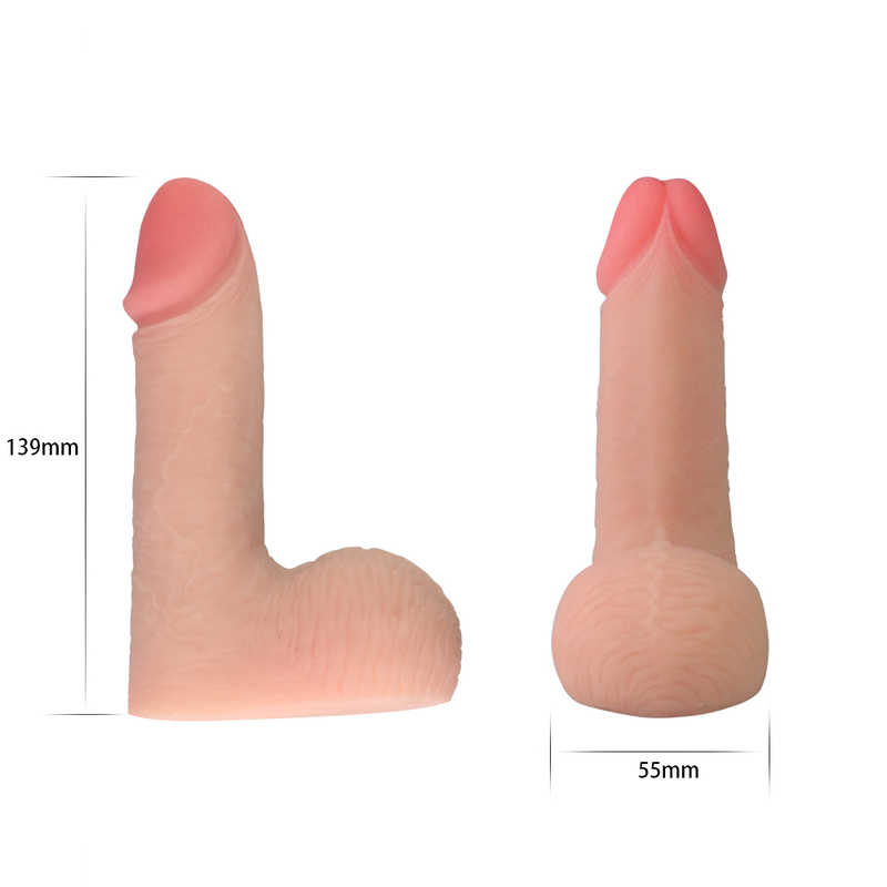 Dildo Realist Wearing Skinlike Limpy Cock 13.9 cm, Nr. 3, Erotic24.ro