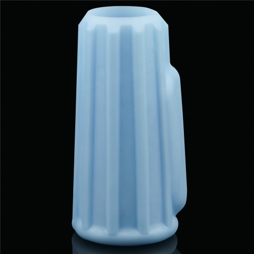 Manson Penis Knights Ring Ridge cu Vibratii, Albastru, #3, Erotic24.ro