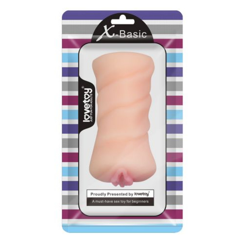 Masturbator X-Basic Pussy, Natural, 13 cm, #3, Erotic24.ro