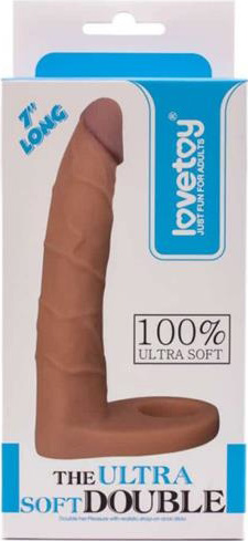 Strap On Inel Stimulator The Ultra Soft Double #3, #2, Erotic24.ro