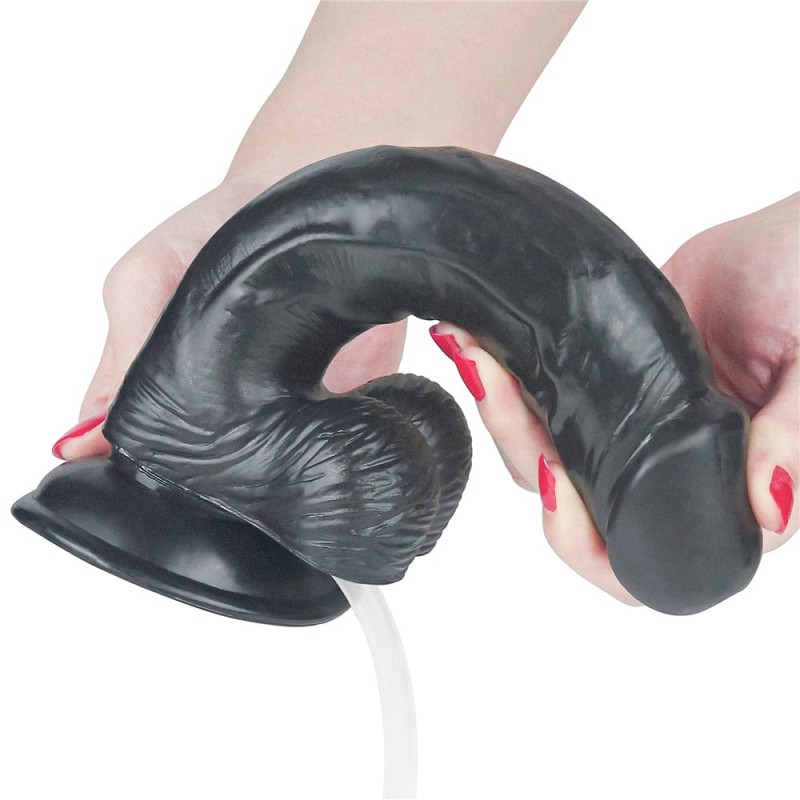 Dildo cu Ejaculare Squirt Extreme Negru 23 cm, #5, Erotic24.ro