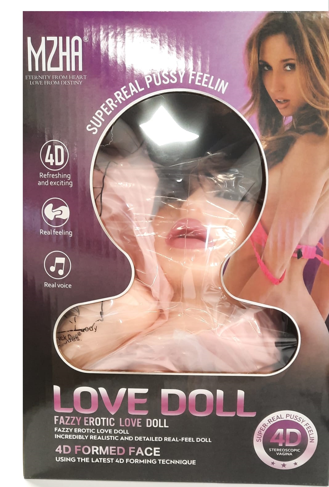 Papusa Gonflabila Ramona 4D Head Realistic Vagina&Anus, #4, Erotic24.ro