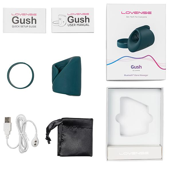 Stimulator Lovense Gush, Bluetooth Control, Free App, Silicon, Verde, #5, Erotic24.ro