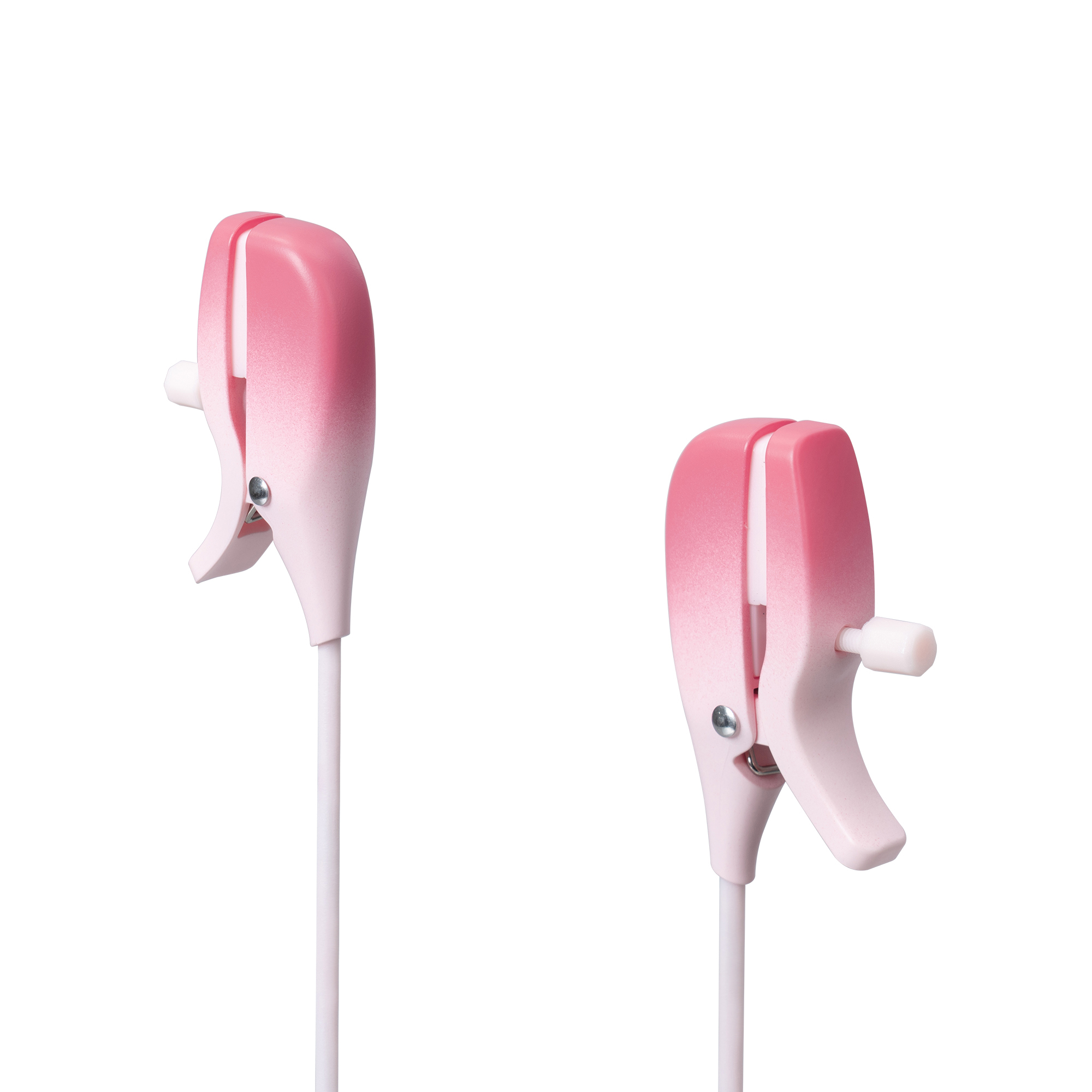 Clame pentru Sfarcuri Gemini Lovense, Bluetooth Control, Free App, Silicon, Roz, Nr. 3, Erotic24.ro